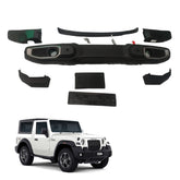 ABS Wrangler Style Bumper with Air Bag and Front Sensor Activation for Mahindra Thar | With Winch Provision