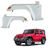Wrangler-Style Metal Fenders with Led Indicators for Mahindra Thar ROXX | Bolt on Design, No need of Fabrication.