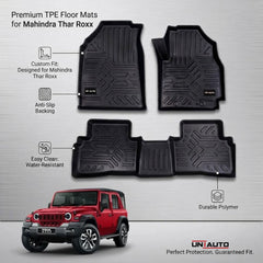 فرشات GFX Style Uniauto Tru Fit لسيارة ماهيندرا ثار روكس