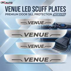 LED Footstep or Scuff Plate for All Hyundai Cars