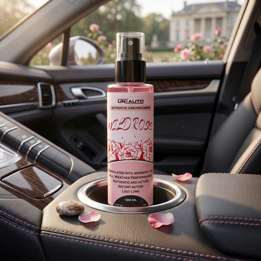 Uniauto Wild Rose – Luxurious Car Perfume for a Romantic and Refreshing Drive – 100ml
