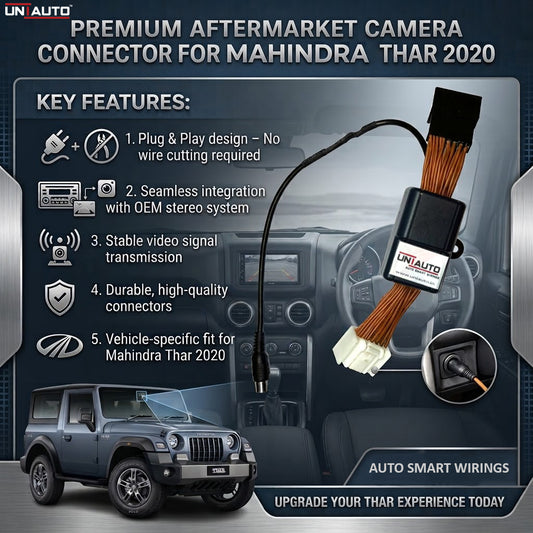 Aftermarket Camera Connector - THAR 2020 | Connect Aftermarket Camera with OEM Stereo