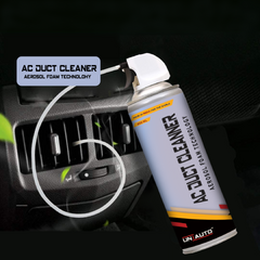 Uniauto AC Duct Cleaner - Foam Aerosol Technology (400ml) | Eliminates Odors & Bacteria for Fresh, Cool Air