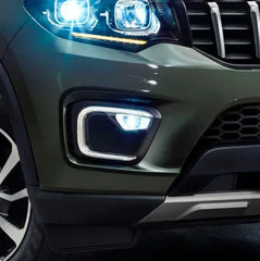 Mahindra OEM Fog Lamp with DRL For Scorpio N - 2 Fog Lamp | 2 Bezzel | 1 Wiring Harness