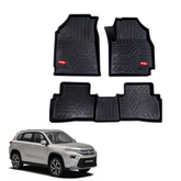 GFX Style Uniauto Tru Fit mats for Toyota Urban Cruiser Hyryder
