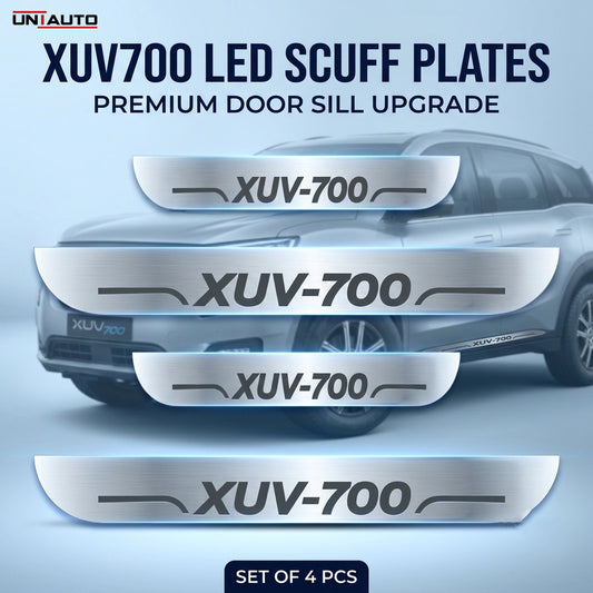 عتبات أبواب مضيئة (LED) لسيارة ماهيندرا XUV700