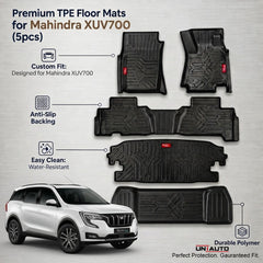 GFX Style Uniauto Tru Fit mats for Mahindra XUV700