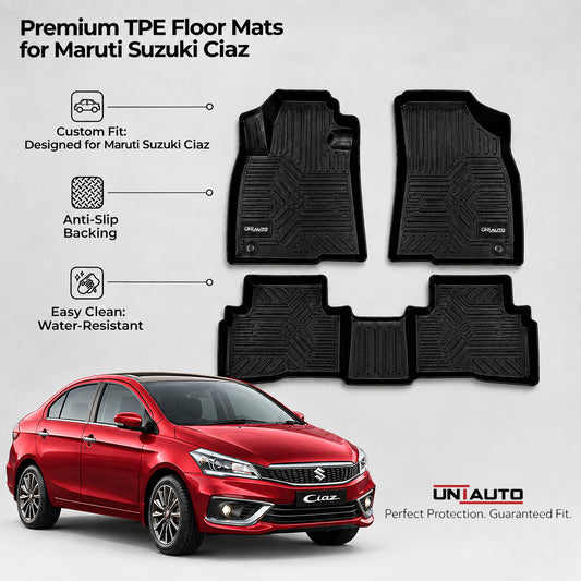 GFX Style Uniauto Tru Fit mats for Maruti Suzuki Ciaz