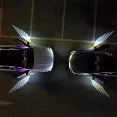 Metal body Angel Wing Light | Car Rearview Mirror Side LED | Welcome Dynamic Projection Lamp