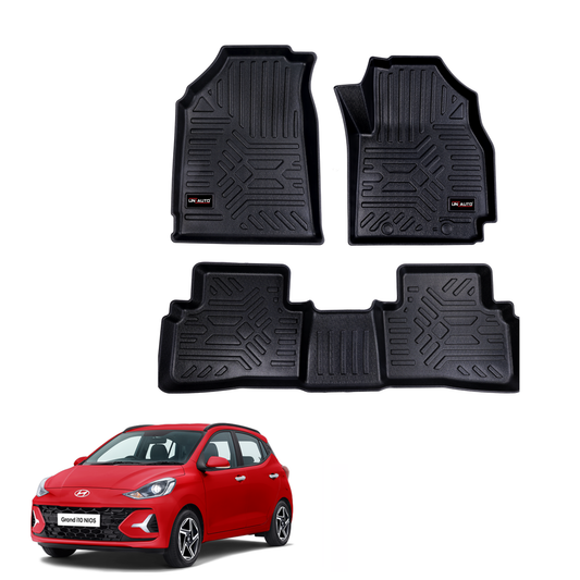 GFX Style Uniauto Tru Fit mats for Hyundai Grand I10 nios