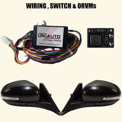 Auto Fold ORVM or Mirror Upgrade kit for Suzuki old Brezza | Install Auto fold ORVM into Base and mid models