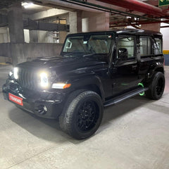 Wrangler-Style Metal Fenders with Led Indicators for Mahindra Thar ROXX | Bolt on Design, No need of Fabrication.