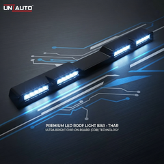 Defender Style Thar & Thar Roxx Roof Light with Flashing Feature and Remote