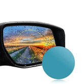 Anti Fog Film by Uniauto - Round - Universal Fit | Anti Rain Blocker | Anti Water | Prevent Water and Mist on Mirror