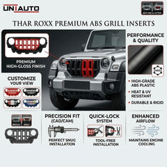 ABS Premium Plastic Billets or Grill inserts for Thar Roxx grill