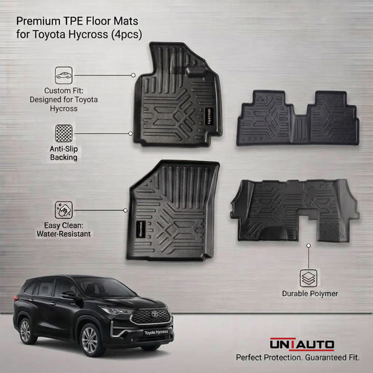 GFX Style Uniauto Tru Fit mats for Toyota Hycross