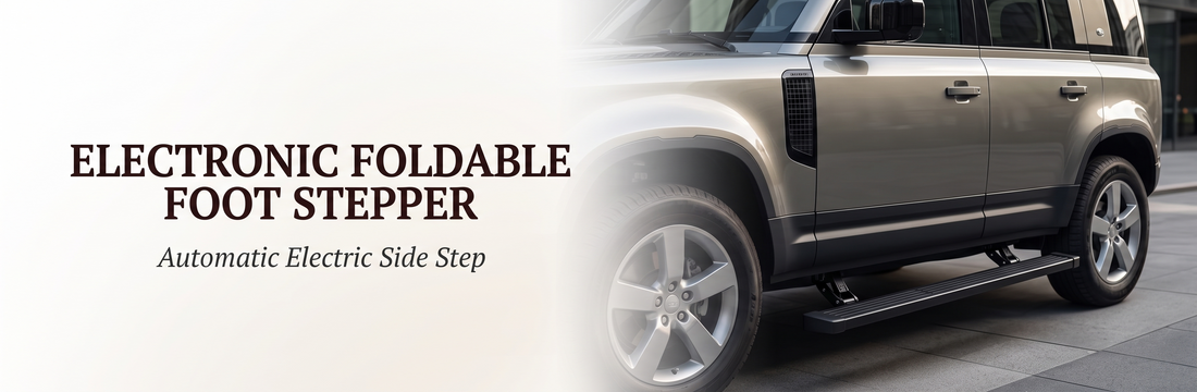 Electronic foldable foot stepper