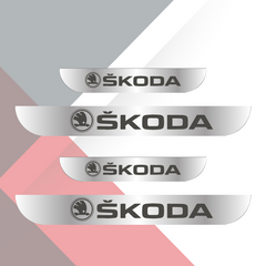 LED Footstep or Scuff Plate for All Skoda Cars