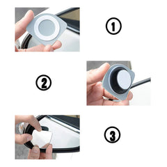 360 Degree Car Wide Angle Triangle Blind Spot Flat Lower Mirror  (Set Of 2)