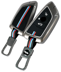 Metal Key Cover for B.M.W X1, X3, X6, X5, 3 Series, 5 Series, 6 Series, 7 Series, GT Series, M, X Series, 3 Button Blade Smart Key (3 Button)