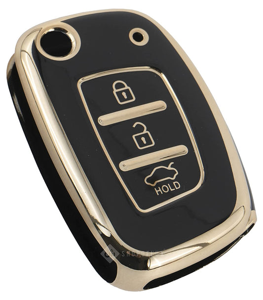 TPU Key Cover For Elite i20, Creta, Venue, i10 Nios, Grand i10,Aura (Flip) - Uniauto