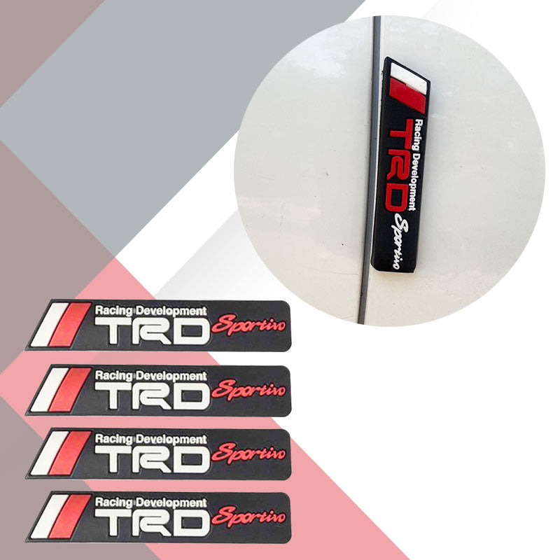 UNIAUTO TRD Style Silicone Door Guard | Universal Car Door Edge Protector | Scratch & Impact Protection