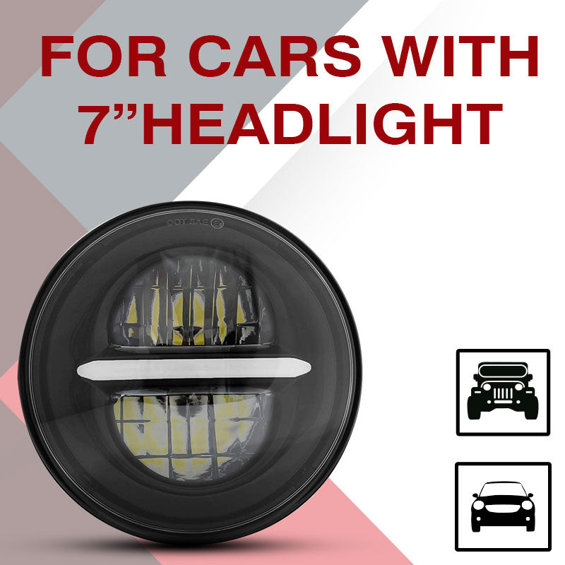 Single tube headlight for thar