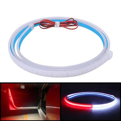 White and Red Door Warning and Welcome LED Light Flasher - Uniauto
