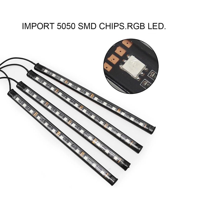 4-in-1 LED Ambient Light with Music & Remote Control - Uniauto