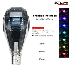 LED Gear Knob - Crystal | 8mm, 10mm, and 12mm Threads | For all Cars including 3XO, Curvv, Roxx and More
