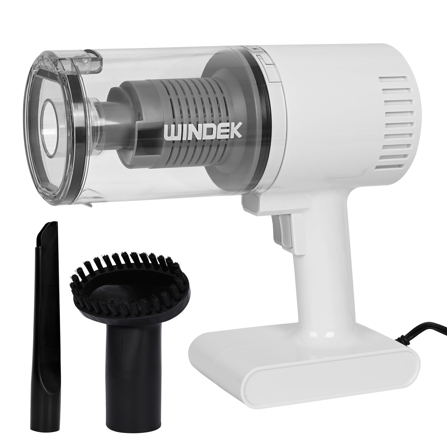 Windek 1010 100W Handheld Vacuum | ≥4.5kPa Suction | Rechargeable, Portable | Metal HEPA Filter, LED Light