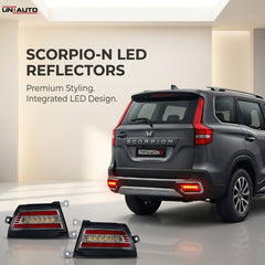 LED Style Rear Bumper Reflector for Scorpio N
