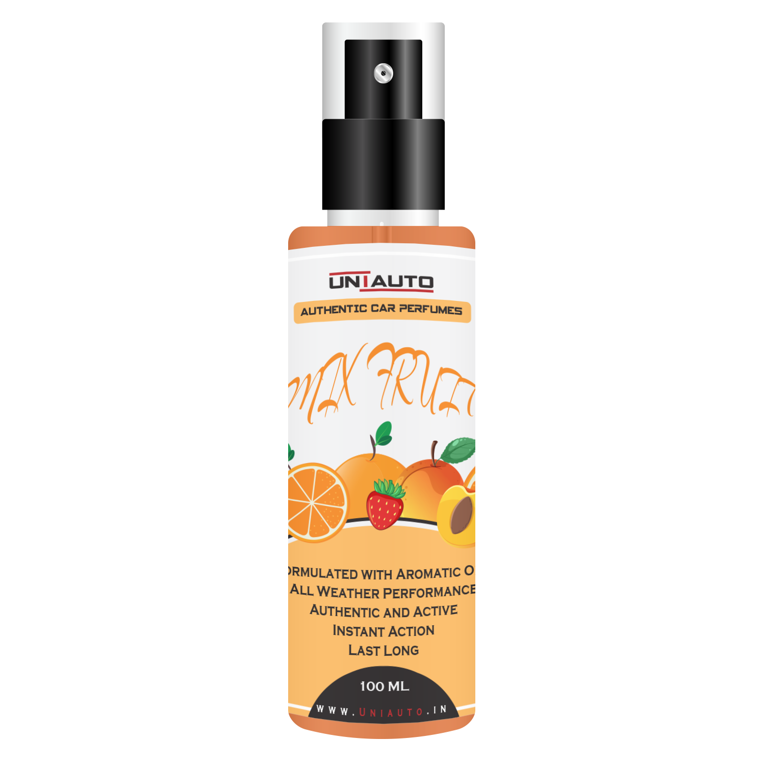 Uniauto Mix Fruit – Exotic Car Perfume for a Sweet and Vibrant Aroma - 100ml