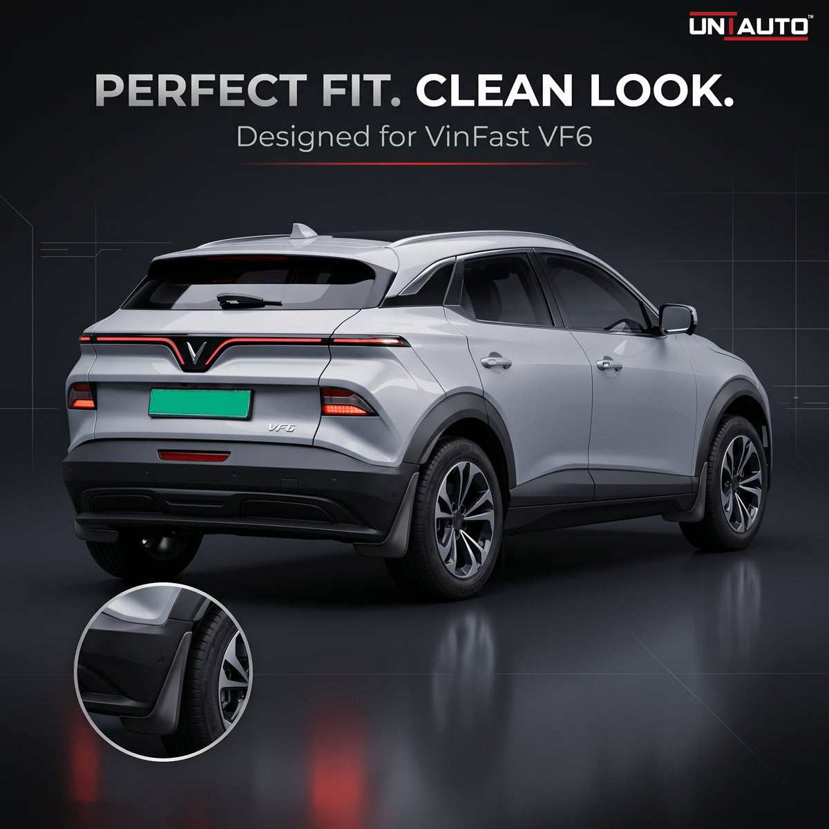 OEM Standard ABS Mudflap for VinFast VF6 – Premium Quality Front & Rear Mud Guards, Durable Splash Protection & Perfect Vehicle Fitment