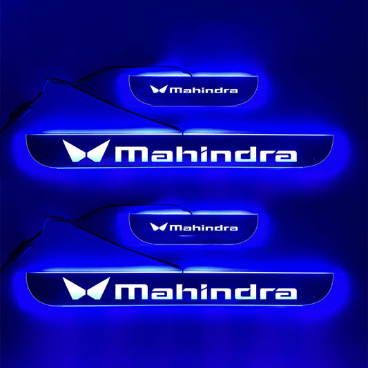 LED Footstep or Scuff Plate for All Mahindra Cars - Uniauto