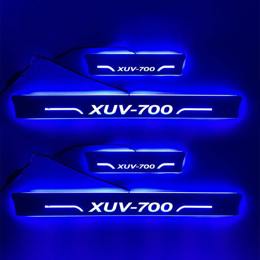 LED Footstep or Scuff Plate for Mahindra XUV700 - Uniauto
