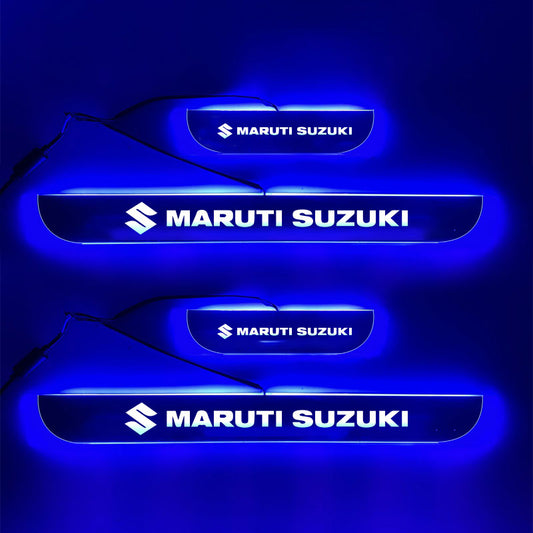 LED Footstep or Scuff Plate for All Maruti Suzuki Cars - Uniauto