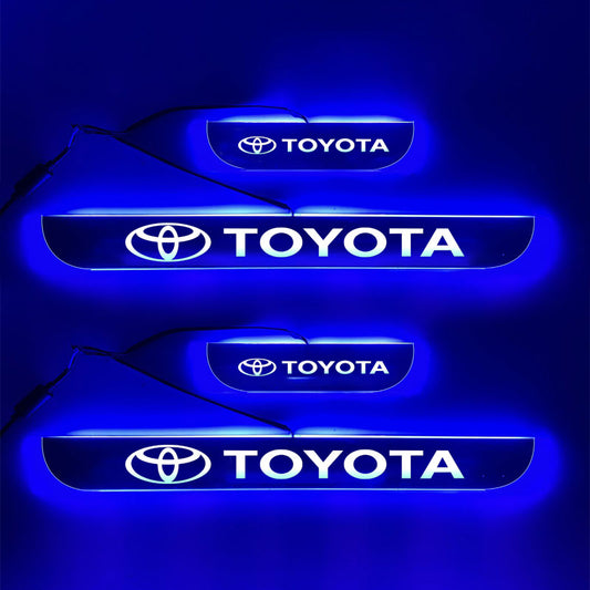 LED Footstep or Scuff Plate for All Toyota Cars - Uniauto
