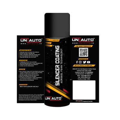 Silencer Coating Black Made by Aerosol Technology (500ml)