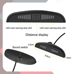 UNIAUTO Reverse Parking Sensor – Precision Parking in Black & White
