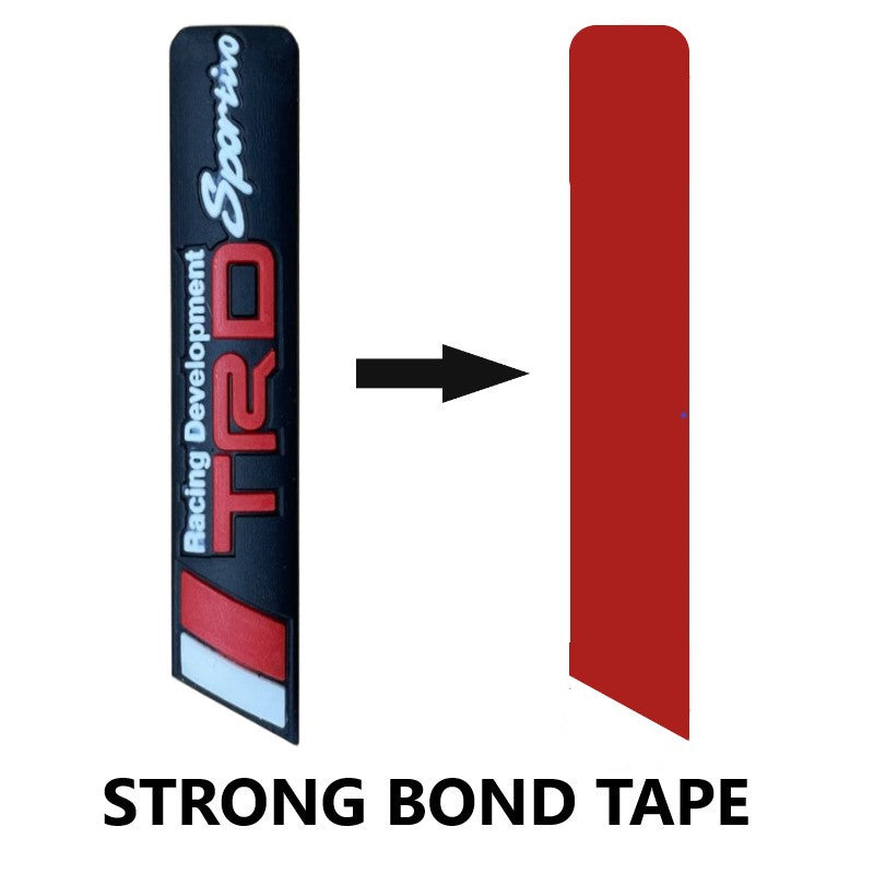 UNIAUTO TRD Style Silicone Door Guard | Universal Car Door Edge Protector | Scratch & Impact Protection