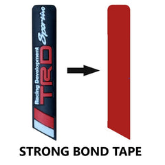 UNIAUTO TRD Style Silicone Door Guard | Universal Car Door Edge Protector | Scratch & Impact Protection
