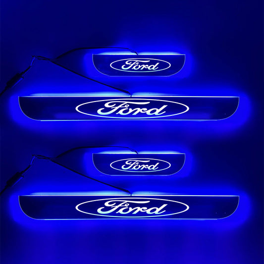 LED Footstep or Scuff Plate for All Ford Cars - Uniauto