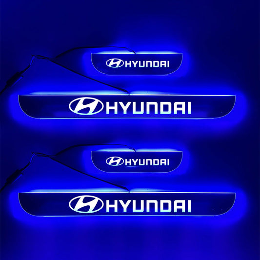 LED Footstep or Scuff Plate for All Hyundai Cars - Uniauto
