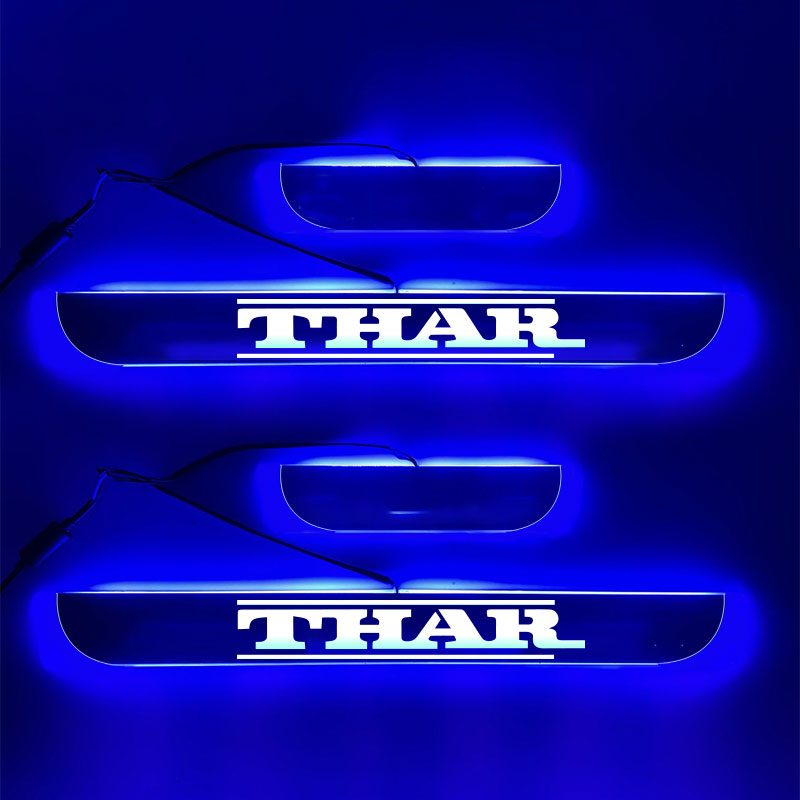 LED Footstep or Scuff Plate for Mahindra Thar - Uniauto