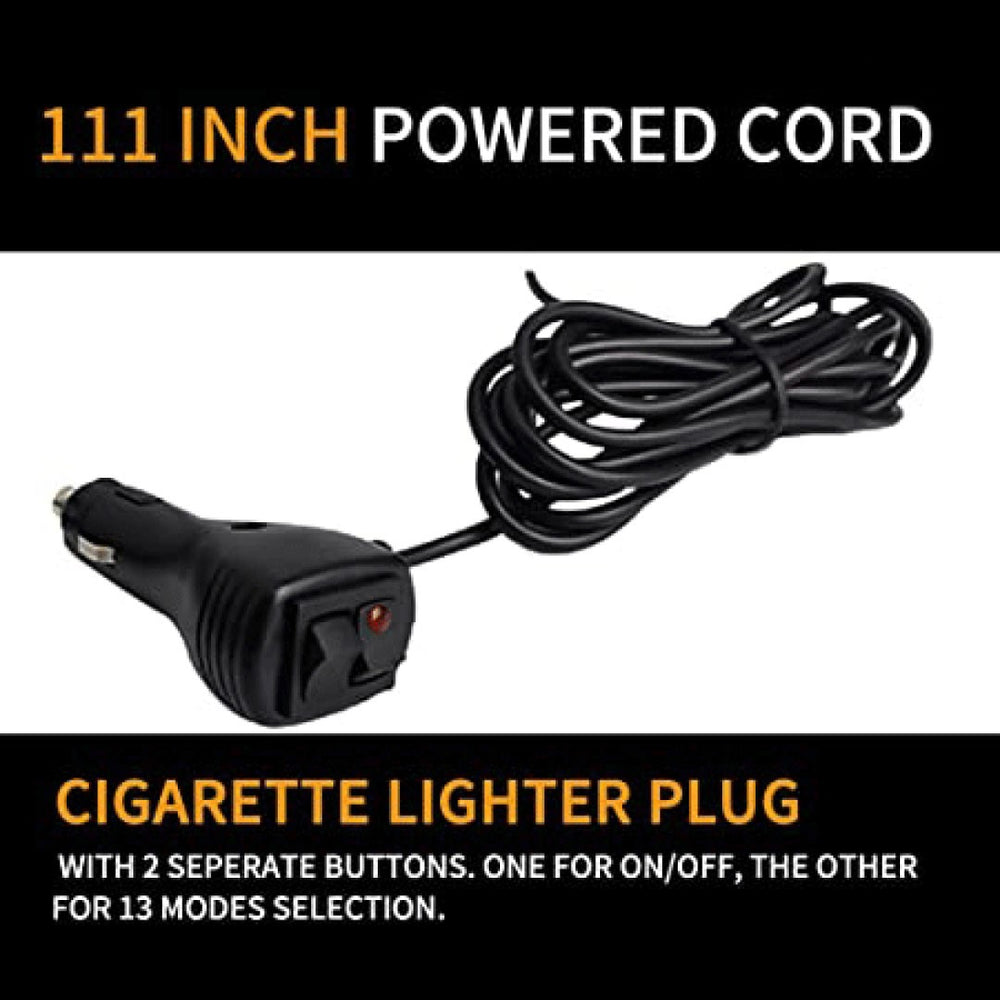 Red and Blue 21 Inch LED Flasher Bar Light - Uniauto