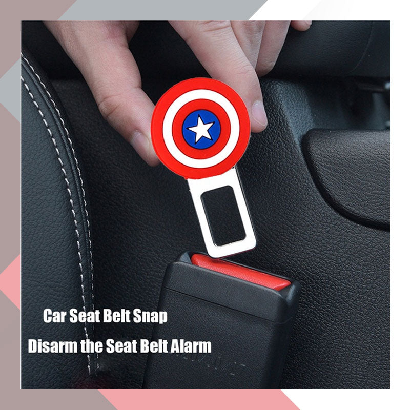 Cartoon Edition Seat Belt Alarm Stopper and Seat Belt Activator