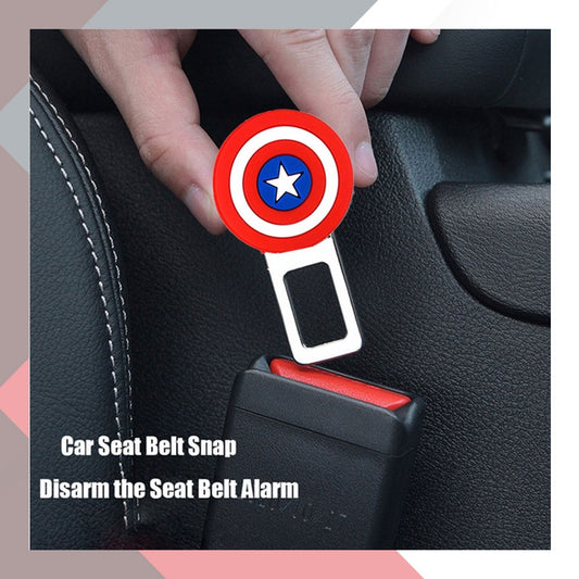 Cartoon Edition Seat Belt Alarm Stopper and Seat Belt Activator