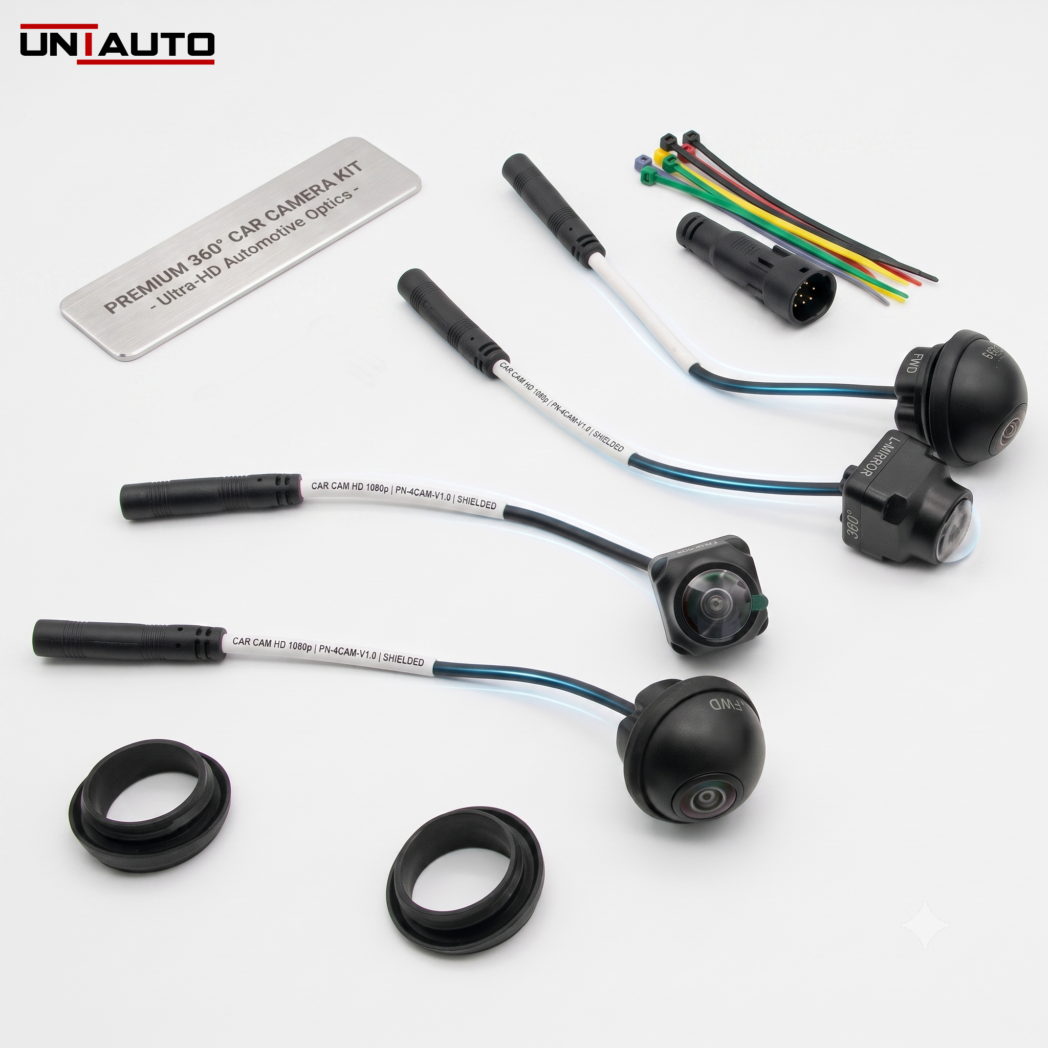 360 Camera Full HD 1080p for Cars | Compatible with 360 degree 1080p supported android stereo.