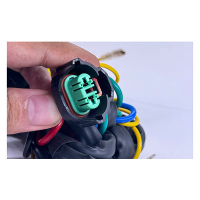 Uniauto Fog Lamp or Headlight Wiring Kit with Relay | Direct Fit Fog Light or Headlight Wiring Harness | Plug-and-Play for Simple Installation